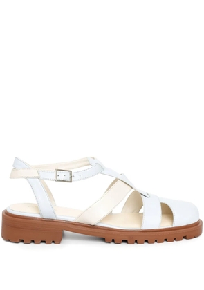 Sarah Chofakian Rasteira Wall Light sandals - Blue