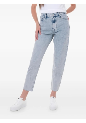 Calvin Klein logo-patch jeans - Blue