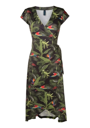Lygia & Nanny Falcão botanical-print dress - Green