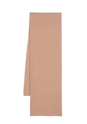 JOSEPH ribbed-knit merino wool scarf - Neutrals