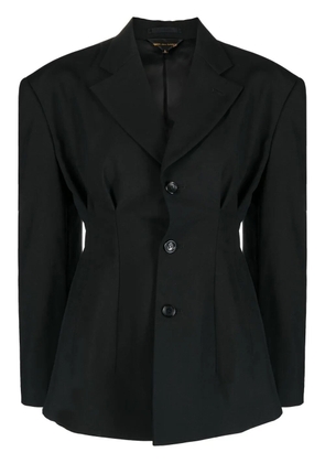 Comme Des Garçons single-breasted wool blazer - Black