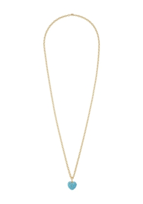 Roxanne Assoulin puffy heart necklace - Gold