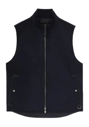 Agnona zip-up cashmere gilet - Blue