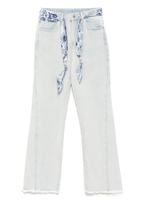 Musium Div. scarf detail jeans - Blue