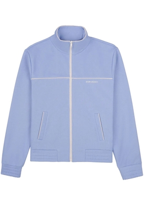 Sporty & Rich logo-print zip-fastening jacket - Blue