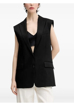 HUGO sleeveless single-breasted waistcoat - Black