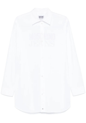 MOSCHINO JEANS logo-print shirt - White