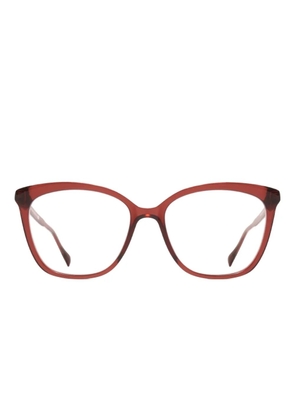 Mykita Maha cat-eye clear-lens frames - Red