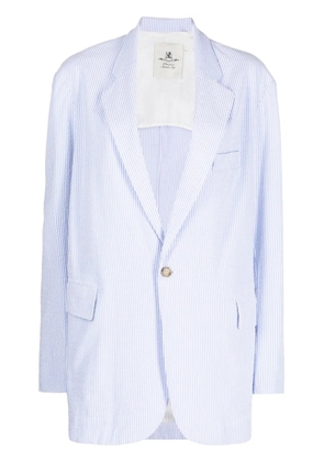 Denimist pinstripe-pattern blazer - Blue