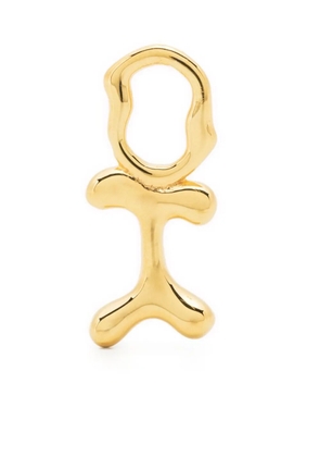 Maria Black Fluent Letter sterling-silver charm - Gold