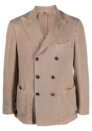 Dell'oglio peak-lapels double-breasted blazer - Neutrals