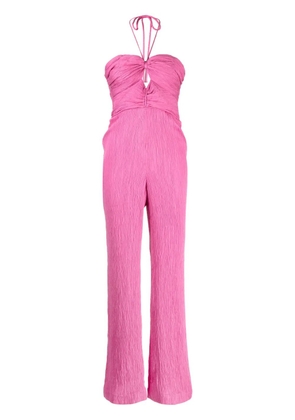 Alexis Jada halterneck jumpsuit - Pink