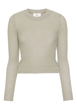 AMI Paris bouclé sweater - Green