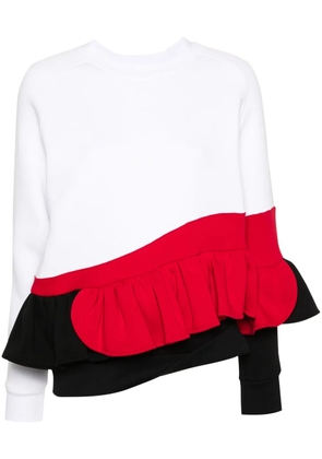 Ioana Ciolacu Pavlova colour-block sweatshirt - White