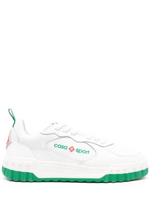 Casablanca Tennis Court leather sneakers - White