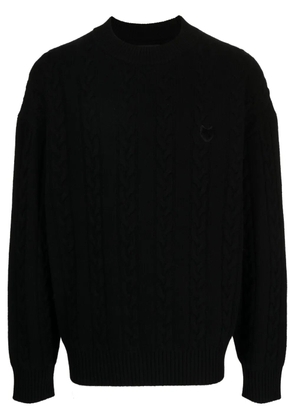 ZZERO BY SONGZIO Panther cable-knit jumper - Black
