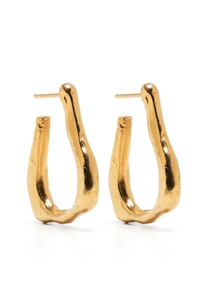 Alighieri The Link of Wanderlust hoop earrings - Gold
