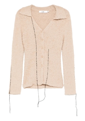 b+ab textured cardigan - Neutrals