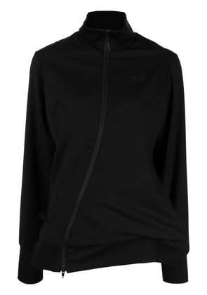 Y-3 asymmetric zip sweatshirt - Black