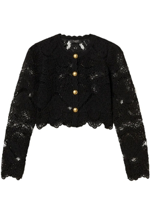 TWINSET crochet-knit jacket - Black