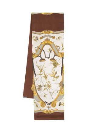 Hermès Pre-Owned 1980s Ingrid silk scarf - Brown