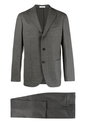 Boglioli mélange-effect single-breasted suit - Grey