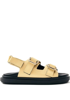 ALOHAS Harper double-buckle sandals - Yellow