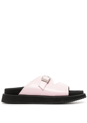 Reike Nen buckle-fastening leather sandals - Pink