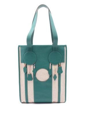 Hermès Pre-Owned 2010s Dream catcher leather tote bag - Green