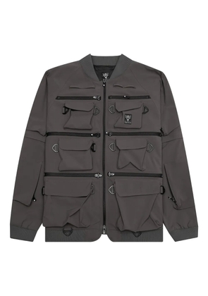 SOUTH2 WEST8 multi-pocket zipped jacket - Black