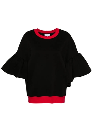 Ioana Ciolacu Pepper contrasting-trim sweatshirt - Black