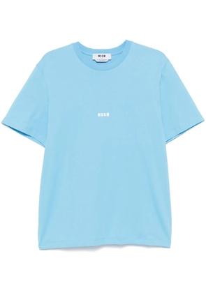 MSGM logo-print T-shirt - Blue