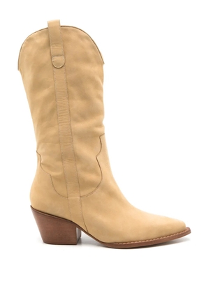 Sarah Chofakian Estee Western boots - Neutrals
