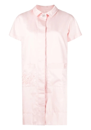 SHIATZY CHEN cotton mini shirt dress - Pink