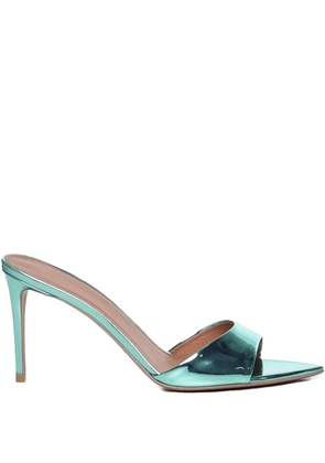 Giuliano Galiano 80mm Alixia mules - Green
