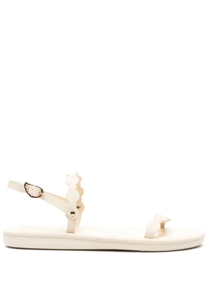 Ancient Greek Sandals Orion flat leather sandals - White