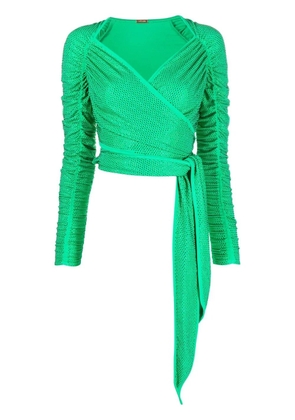 Cult Gaia Paislee embellished top - Green