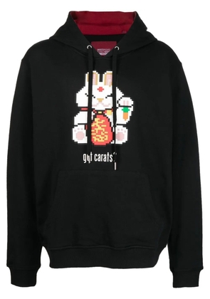 Mostly Heard Rarely Seen 8-Bit Got Carats cotton hoodie - Black