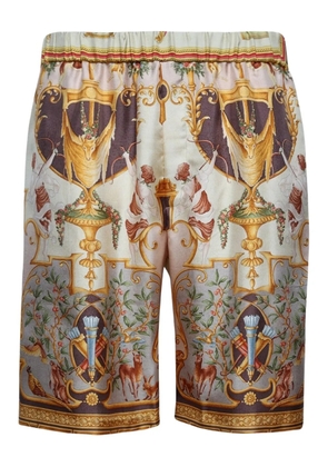 J. Logan Home The Boxer baroque-print shorts - Brown