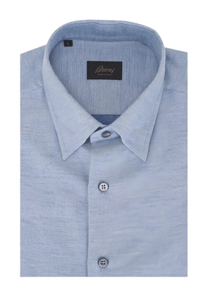 Brioni long-sleeve shirt - Blue