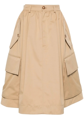 Moschino cotton cargo skirt - Neutrals