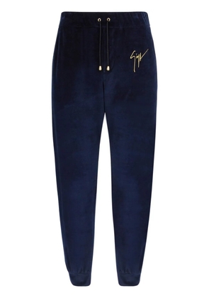 Giuseppe Zanotti LR-43 cotton track shorts - Blue