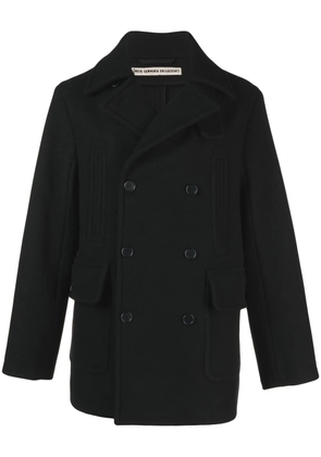 Meta Campania Collective double breasted virgin wool coat - Black