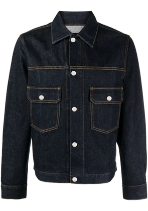 Helmut Lang button-up denim jacket - Blue