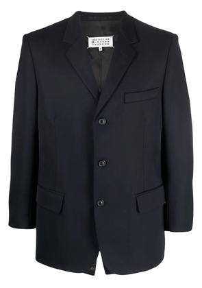 Maison Margiela single-breasted wool blazer - Blue