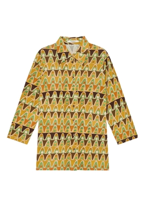 MALIPARMI geometric-print shirt - Yellow