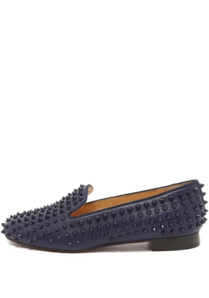 Christian Louboutin Pre-Owned Dandelion Spikes loafers - Blue