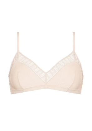 ERES Mémoire lace triangle bra - Neutrals