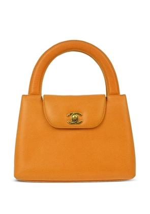 CHANEL Pre-Owned 1998 CC leather handbag - Orange