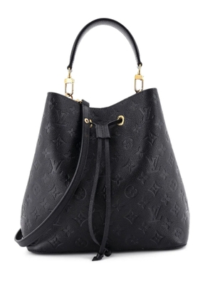 Louis Vuitton Pre-Owned NeoNoe Handbag Monogram Empreinte Leather MM bucket bag - Black